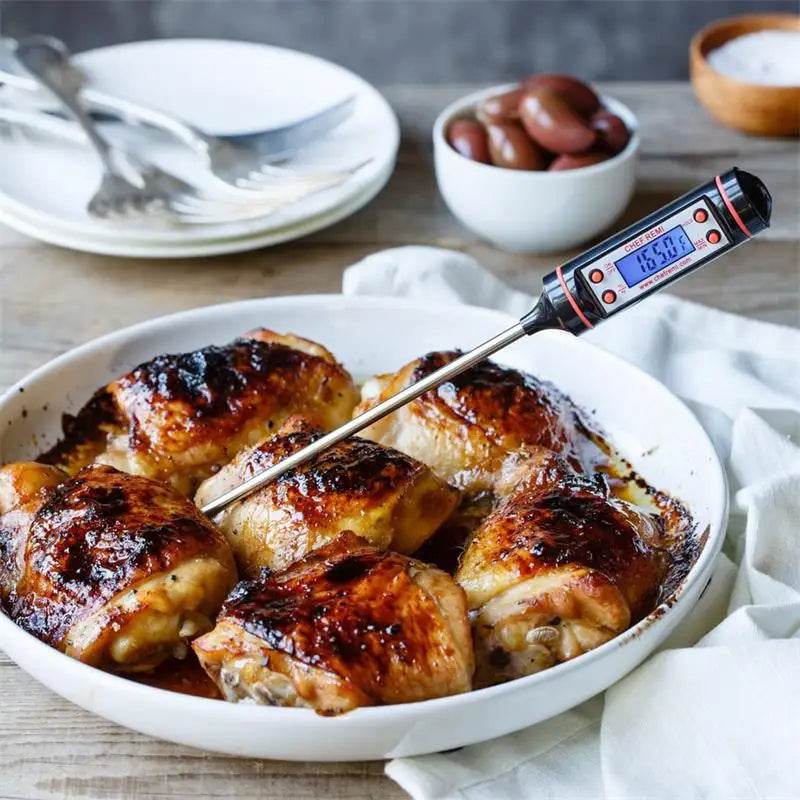 Food Baking Digital Kitchen Thermometer Electronic Probe BBQ Temperature Measuring Pen - Flowly Home