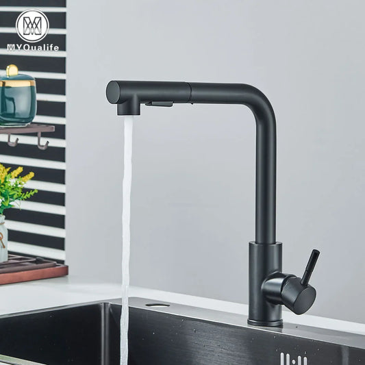 Modern Pull-Out Kitchen Faucet