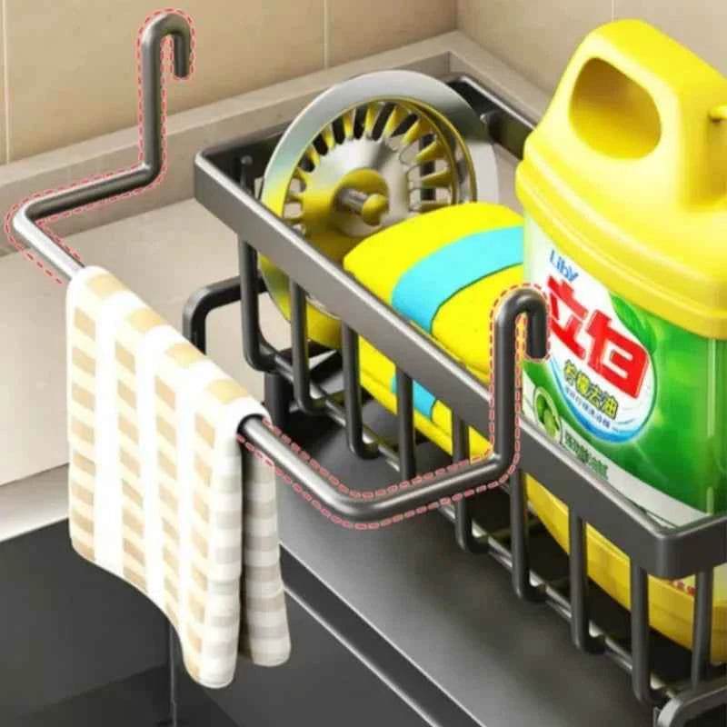 Sink Organizer Rack - Efficient Storage Solution for Your Kitchen Sink Area - Flowly Home