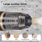 Wireless Car Vacuum Cleaner – Portable High Power Home Appliance for Cleaning Bedroom Carpets and More