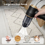 Wireless Car Vacuum Cleaner – Portable High Power Home Appliance for Cleaning Bedroom Carpets and More
