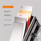 Stainless Steel Kitchen Spice Rack Wall-Mounted Multi-Functional Spice Rack Box Jar Kitchen Storage Home Organizer