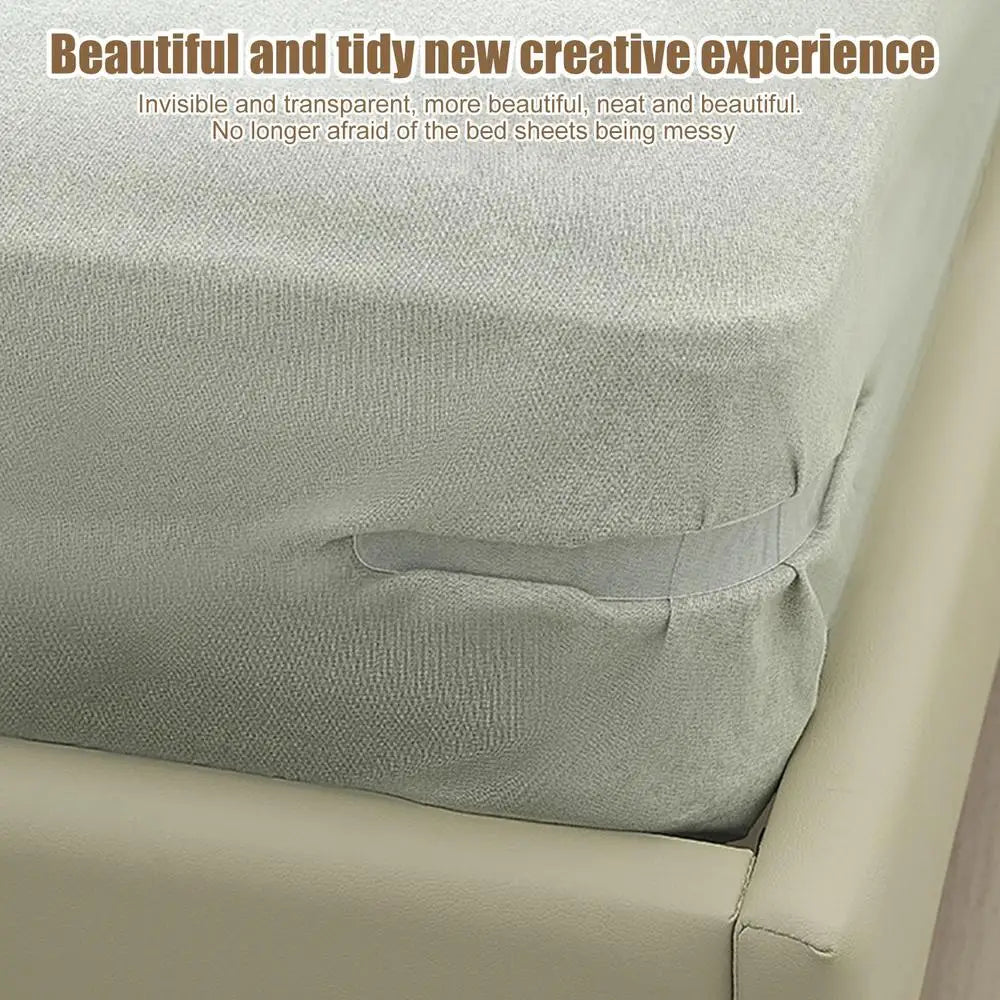 4pcs Heavy Duty Bed Sheet Clips - Durable and Reliable Corner Tighteners for Perfectly Fitted Bedsheets