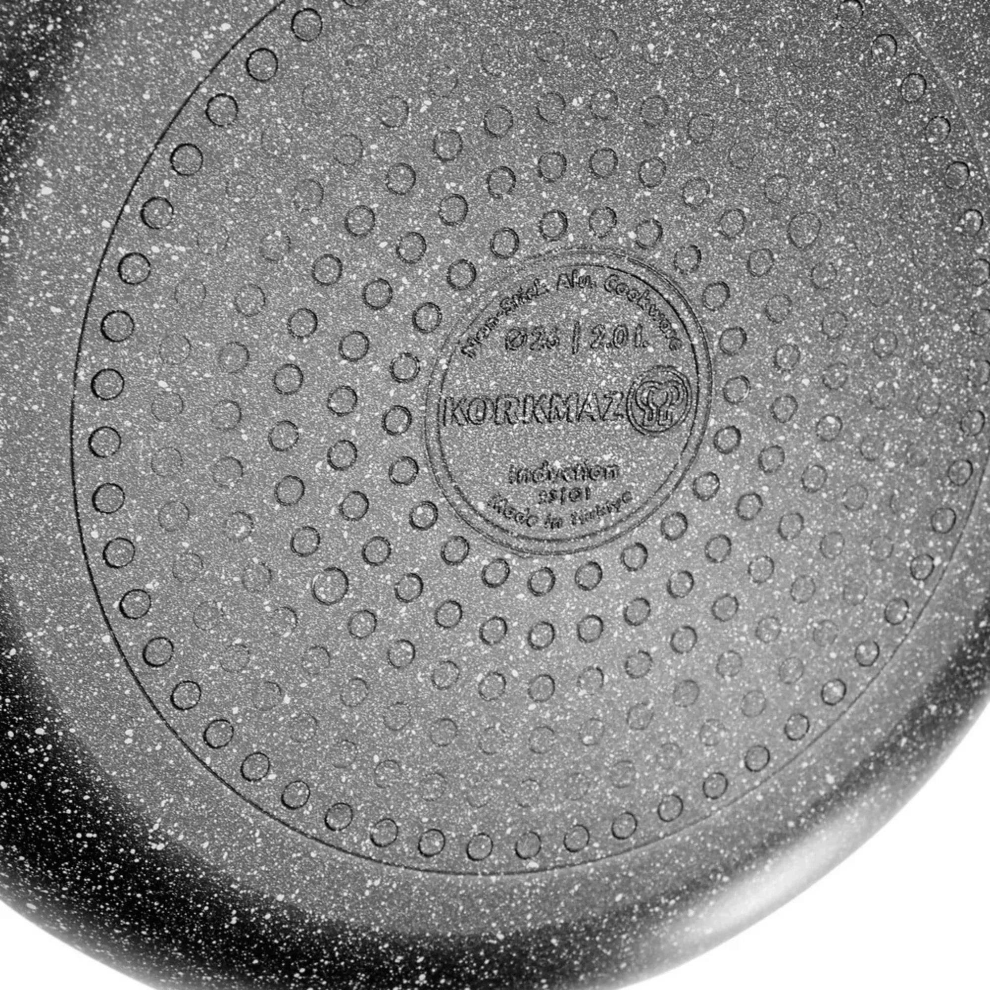 Korkmaz Galaksi Cookware Set - 7 Piece Non Stick Aluminum Cookware Set - Flowly Home