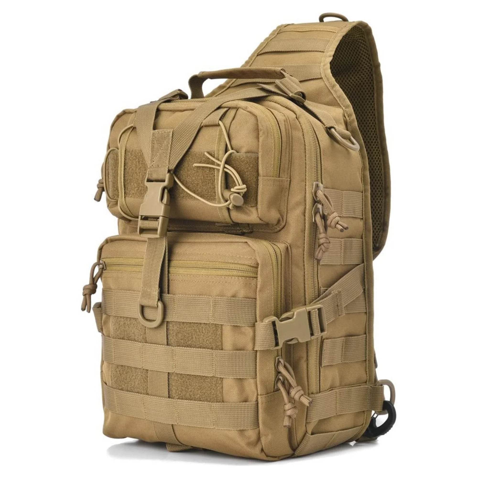 Jupitergear Tactical Sling Backpack 15L Molle Military Shoulder Bag Outdoor Daypack with Adjustable Strap - Flowly Home