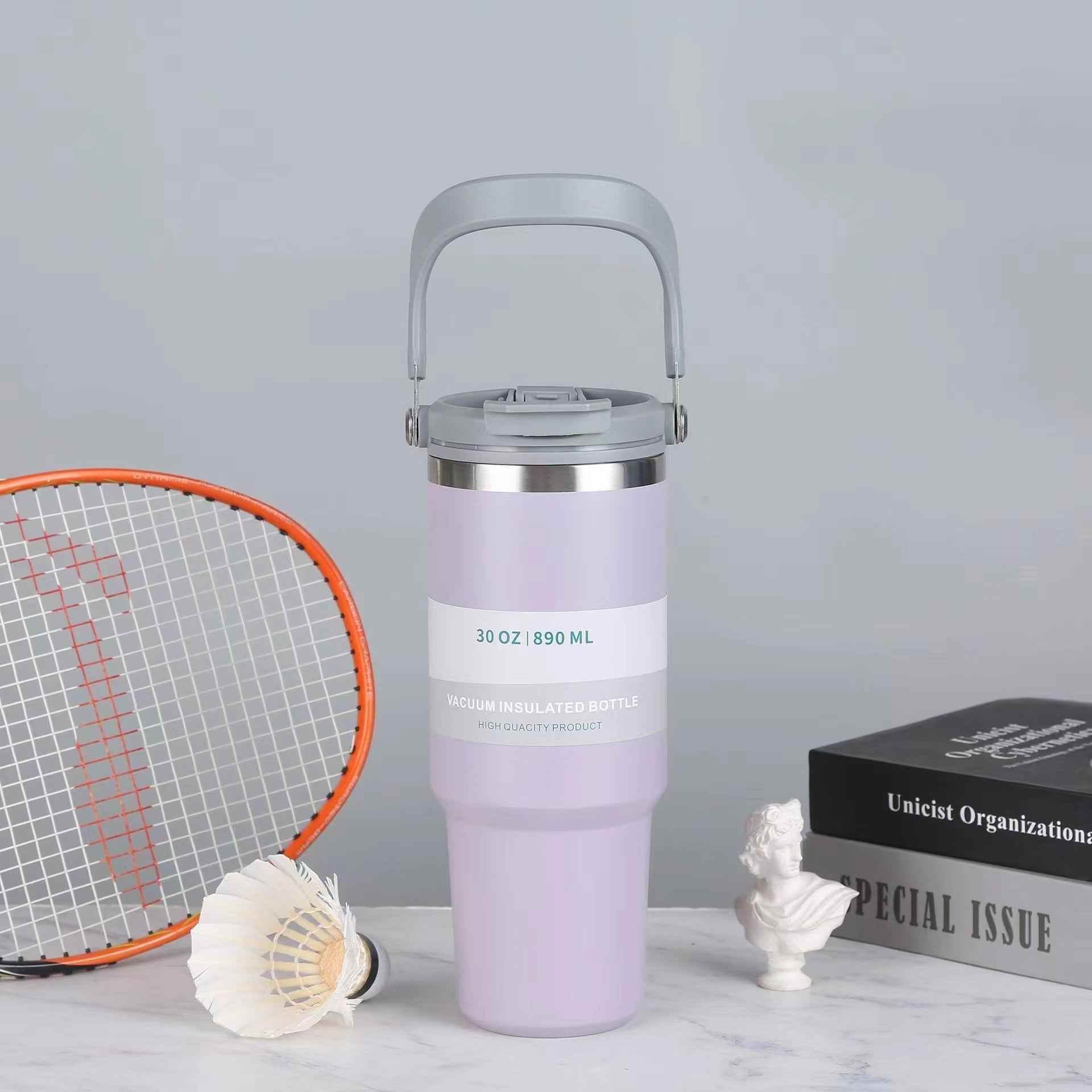 Handheld Stainless Steel Insulated Cup - Dual Drink 304 Design - Flowly Home