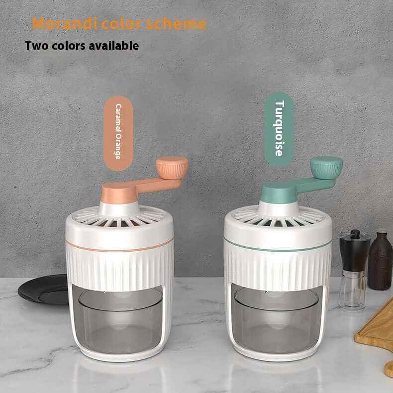 Hand-cranked Ice Crusher Small Household Ice Shaving Machine Kitchen Gadget - Flowly Home