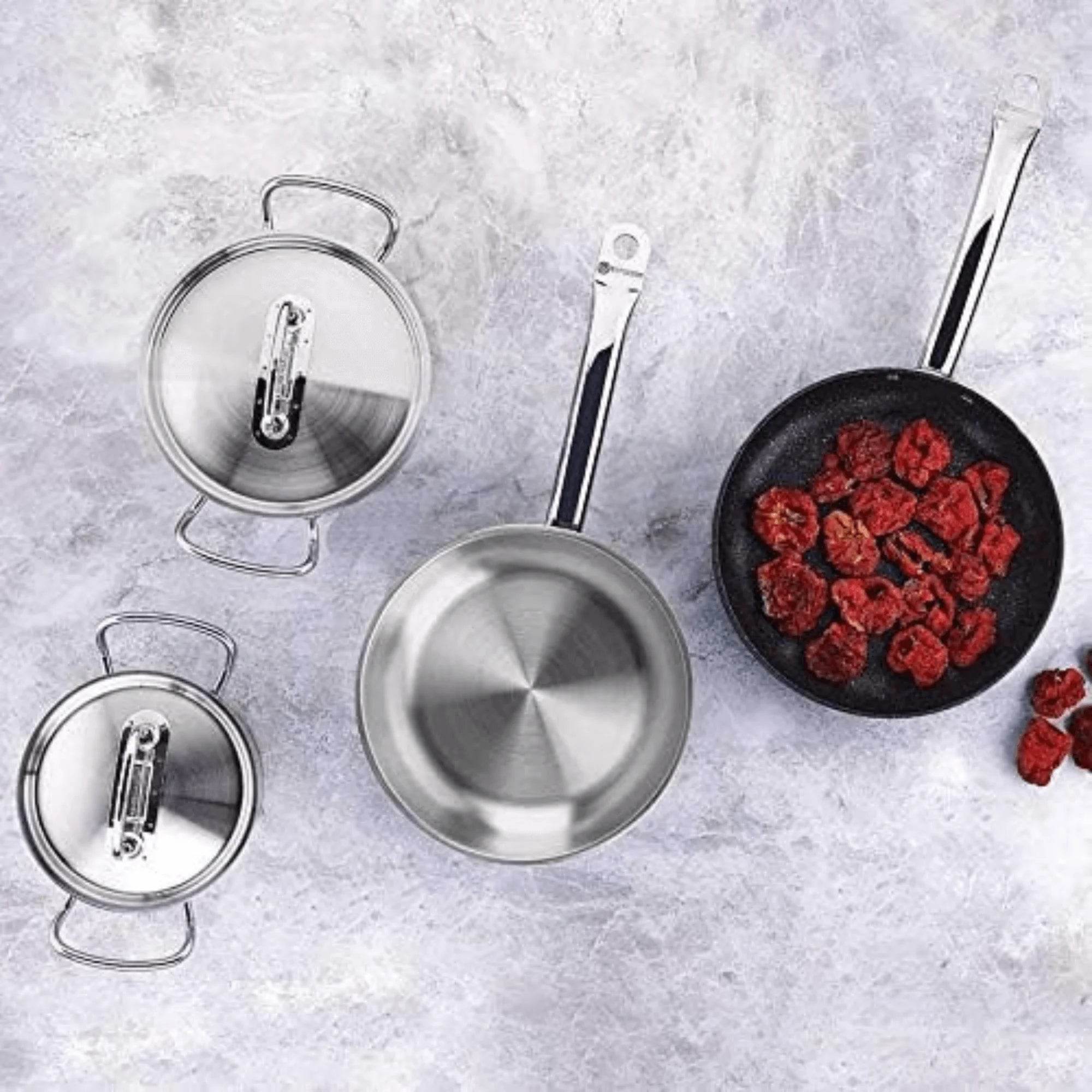 Korkmaz Proline Casserole 2.7L Extra Deep with Lid - Flowly Home