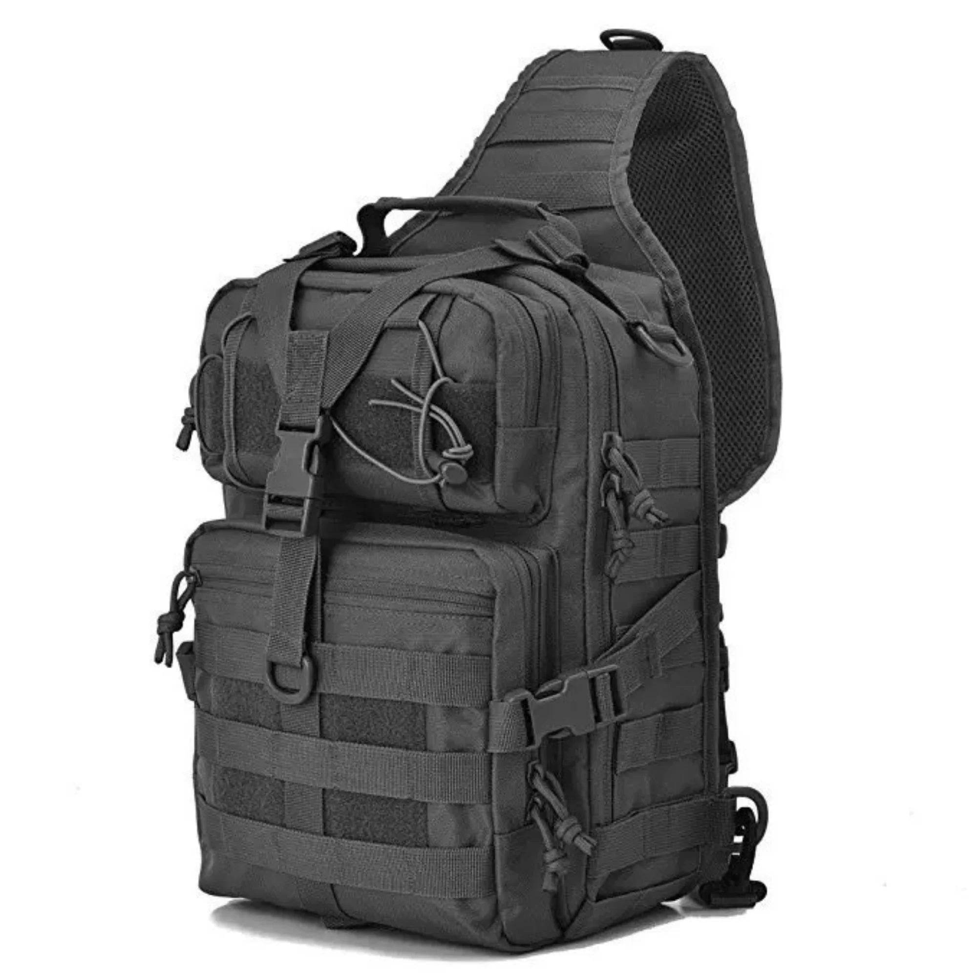 Jupitergear Tactical Sling Backpack 15L Molle Military Shoulder Bag Outdoor Daypack with Adjustable Strap - Flowly Home