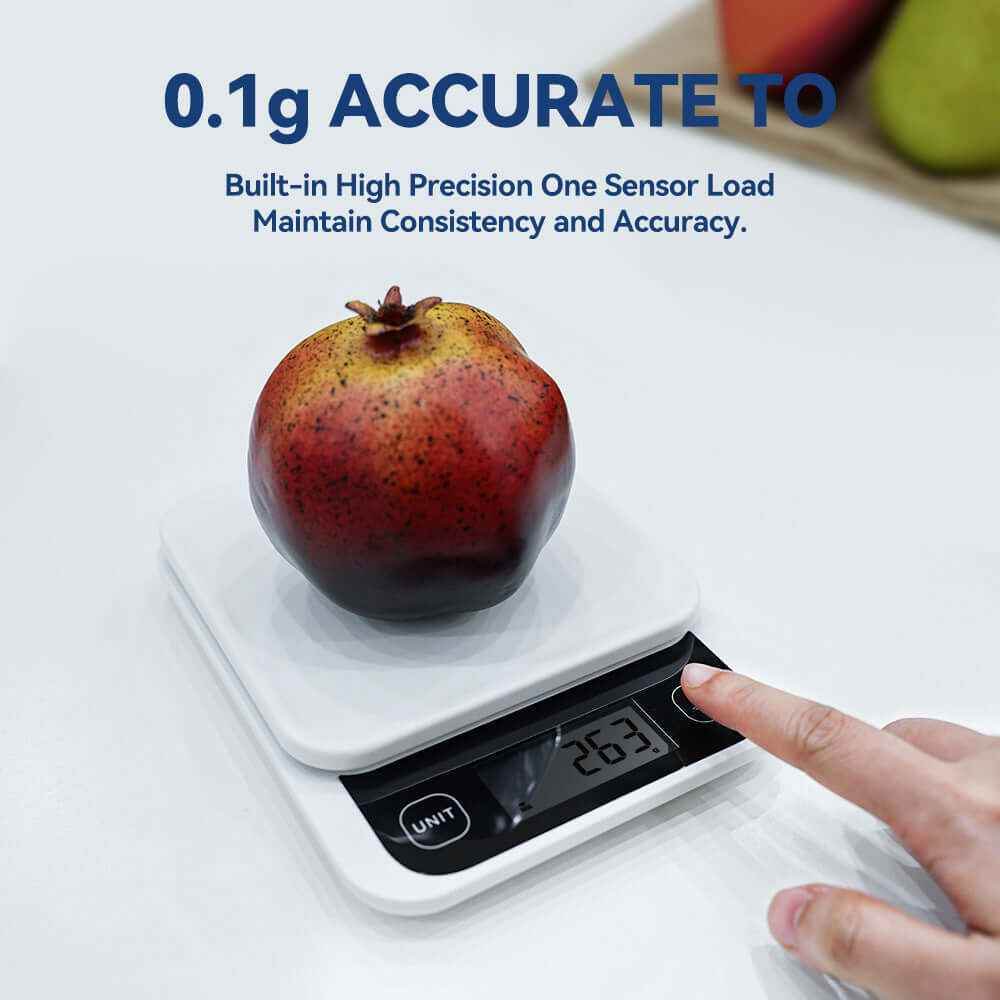 Smart Nutrition Scale Digital Kitchen Scale with Nutrition Calculator APP for Cooking and Baking - Flowly Home