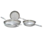3 Piece Fry Pan Set for Perfect Cooking and Versatile Recipes - Flowly Home