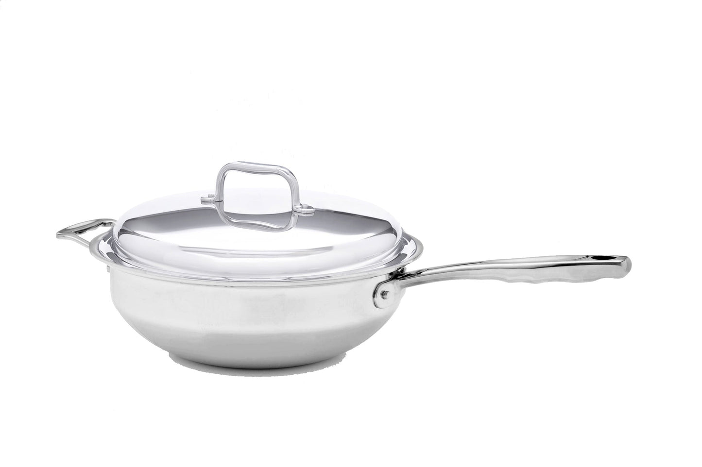 5 Quart Stainless Steel Wok for Versatile Cooking